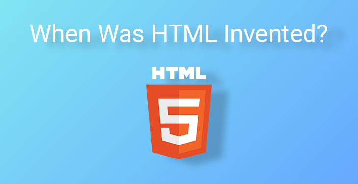 when was html invented